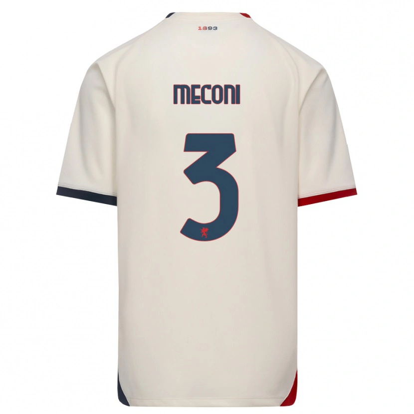 Danxen Herren Edoardo Meconi #3 Creme Rot Auswärtstrikot Trikot 2026/27 T-Shirt Österreich