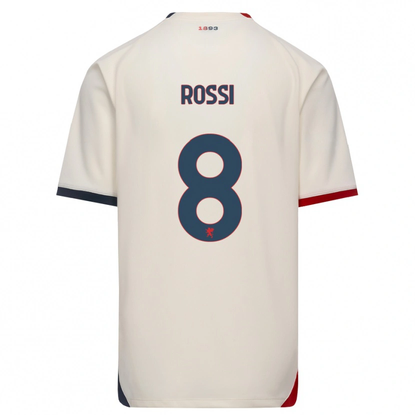 Danxen Herren Gianluca Rossi #8 Creme Rot Auswärtstrikot Trikot 2026/27 T-Shirt Österreich