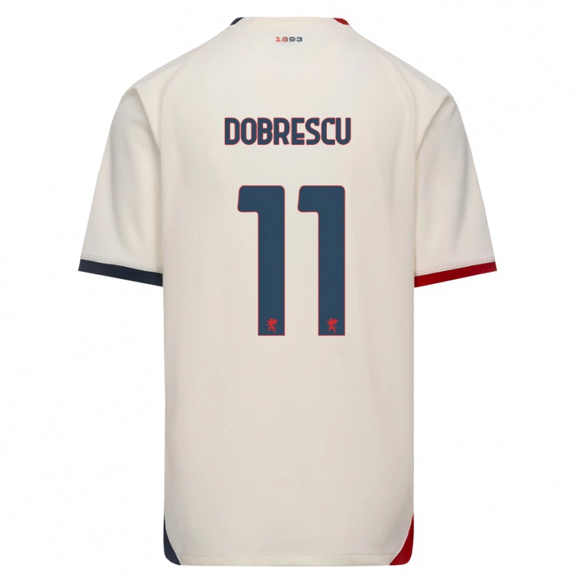 Danxen Herren Ianis Dobrescu #11 Creme Rot Auswärtstrikot Trikot 2026/27 T-Shirt Österreich