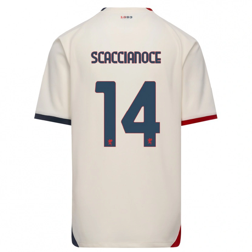 Danxen Herren Francesco Scaccianoce #14 Creme Rot Auswärtstrikot Trikot 2026/27 T-Shirt Österreich