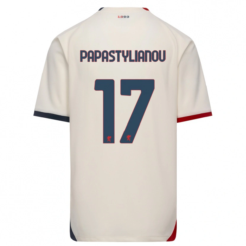 Danxen Herren Lysandros Andreas Papastylianou #17 Creme Rot Auswärtstrikot Trikot 2026/27 T-Shirt Österreich