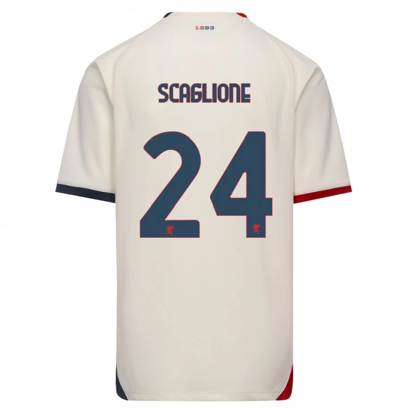 Danxen Herren Roberto Scaglione #24 Creme Rot Auswärtstrikot Trikot 2026/27 T-Shirt Österreich