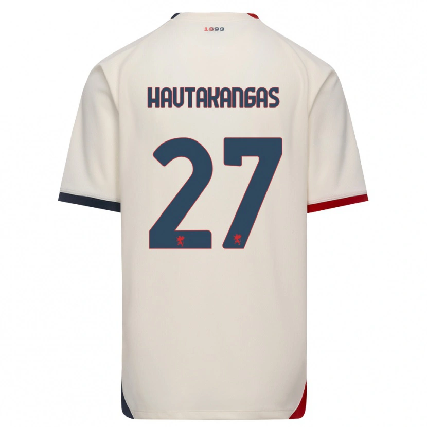 Danxen Herren Pietu Hautakangas #27 Creme Rot Auswärtstrikot Trikot 2026/27 T-Shirt Österreich