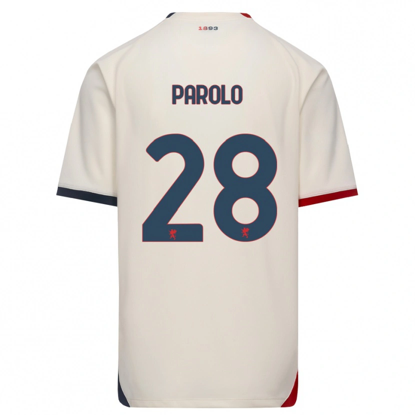 Danxen Herren Lucrezia Parolo #28 Creme Rot Auswärtstrikot Trikot 2026/27 T-Shirt Österreich