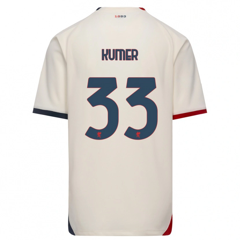 Danxen Herren Alin Kumer Celik #33 Creme Rot Auswärtstrikot Trikot 2026/27 T-Shirt Österreich