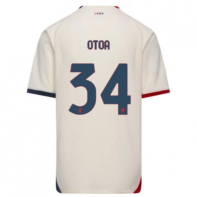 Danxen Herren Sebastian Otoa #34 Creme Rot Auswärtstrikot Trikot 2026/27 T-Shirt Österreich