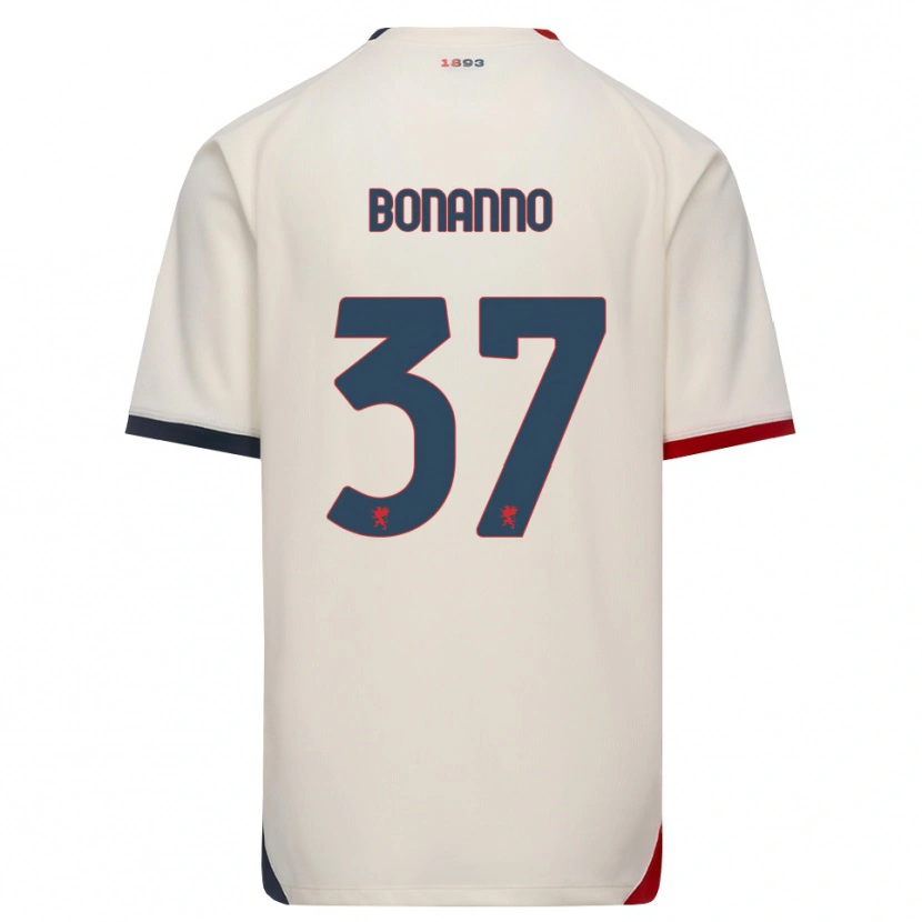 Danxen Herren Giuseppe Bonanno #37 Creme Rot Auswärtstrikot Trikot 2026/27 T-Shirt Österreich