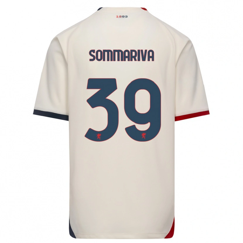 Danxen Herren Daniele Sommariva #39 Creme Rot Auswärtstrikot Trikot 2026/27 T-Shirt Österreich