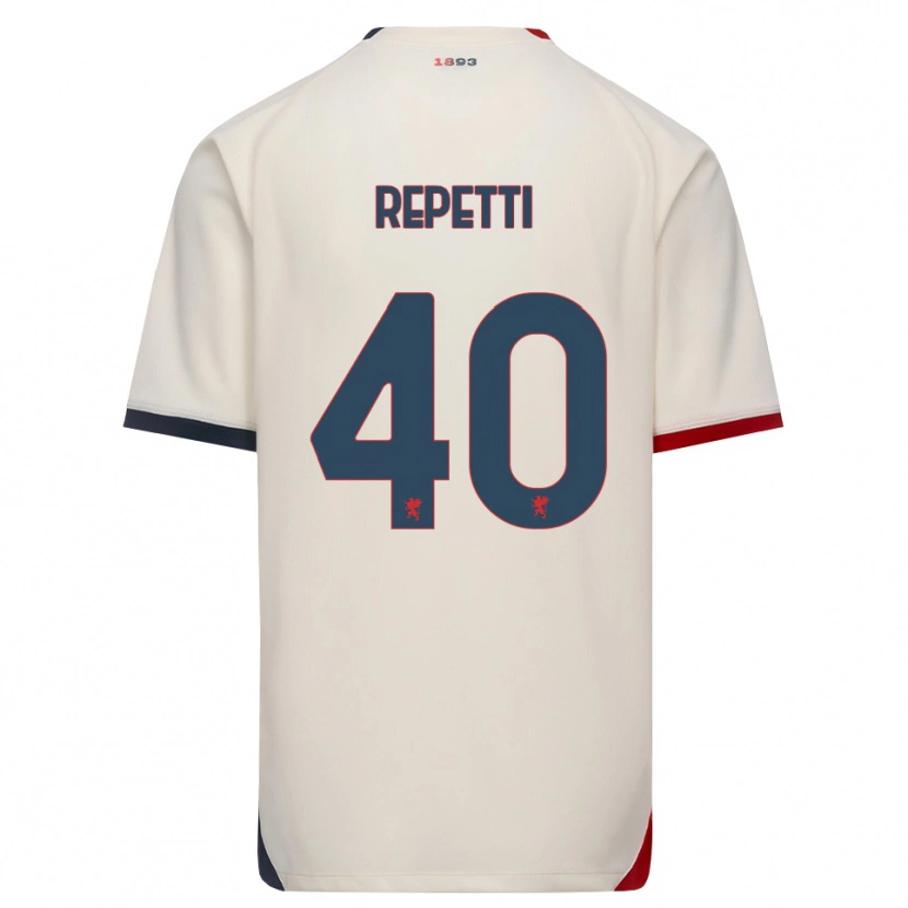 Danxen Herren Chiara Repetti #40 Creme Rot Auswärtstrikot Trikot 2026/27 T-Shirt Österreich
