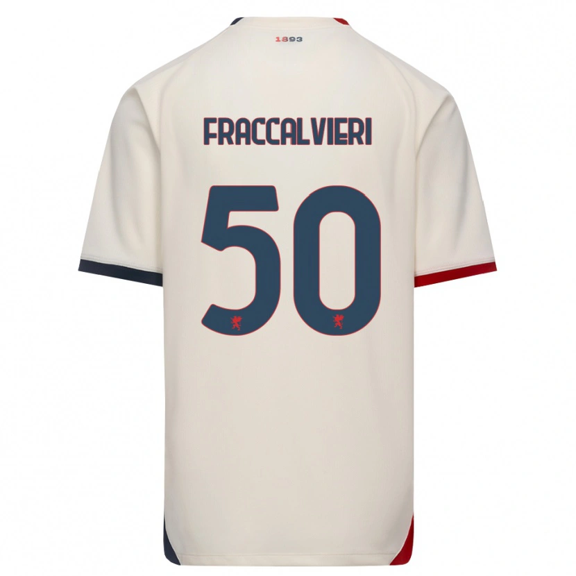 Danxen Herren Michele Fraccalvieri #50 Creme Rot Auswärtstrikot Trikot 2026/27 T-Shirt Österreich