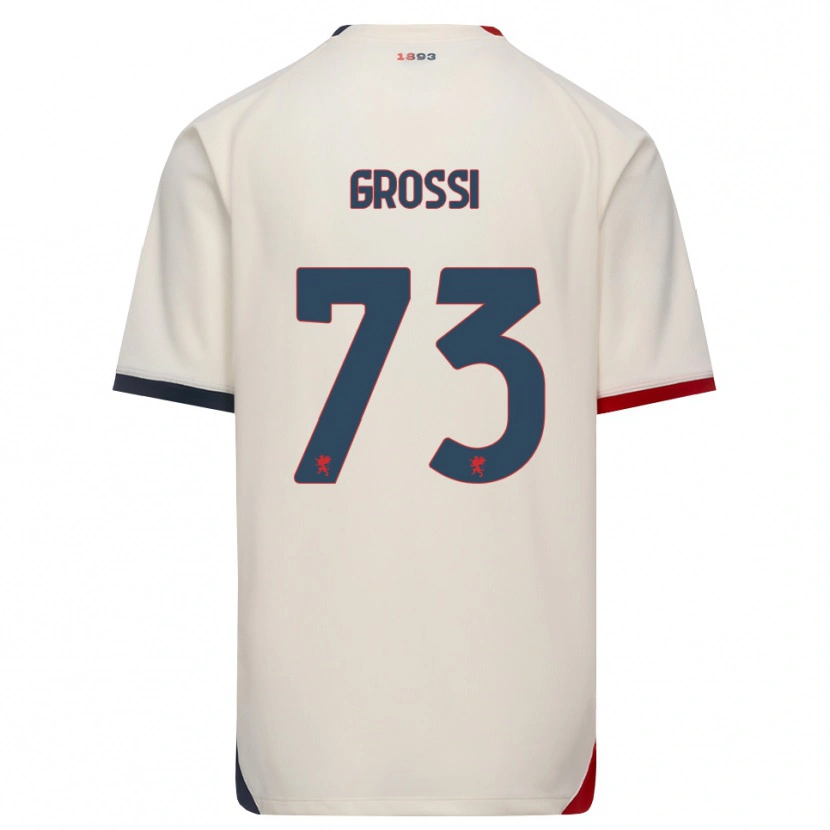 Danxen Herren Jacopo Grossi #73 Creme Rot Auswärtstrikot Trikot 2026/27 T-Shirt Österreich
