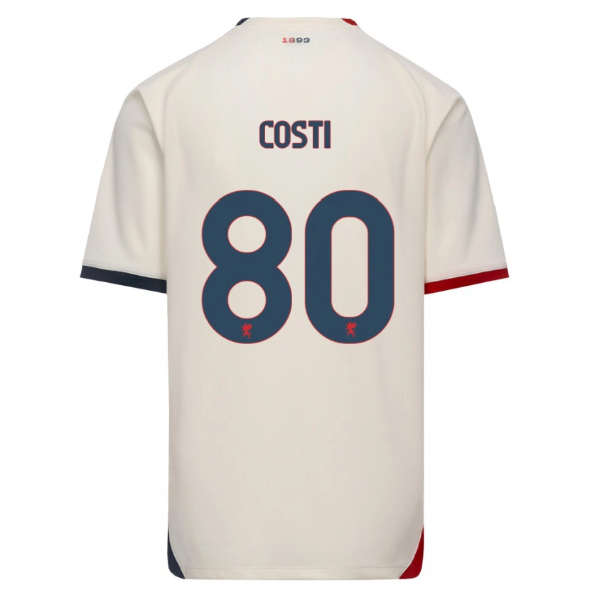Danxen Herren Fabiana Costi #80 Creme Rot Auswärtstrikot Trikot 2026/27 T-Shirt Österreich