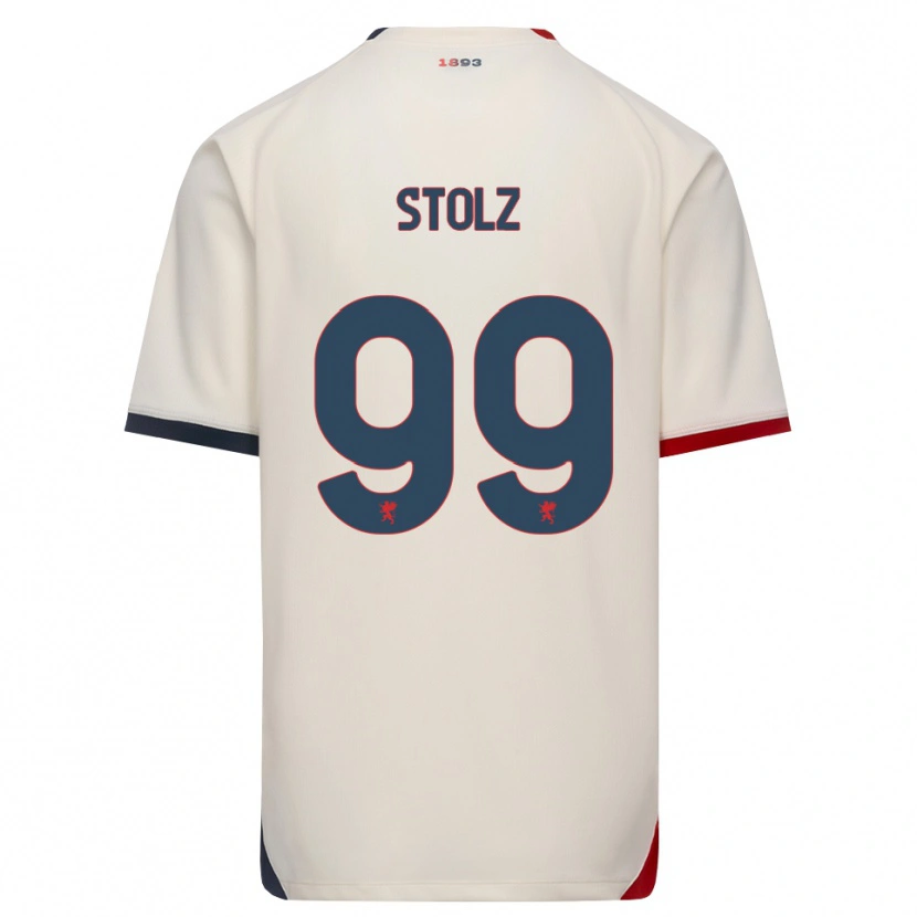 Danxen Herren Franz Stolz #99 Creme Rot Auswärtstrikot Trikot 2026/27 T-Shirt Österreich