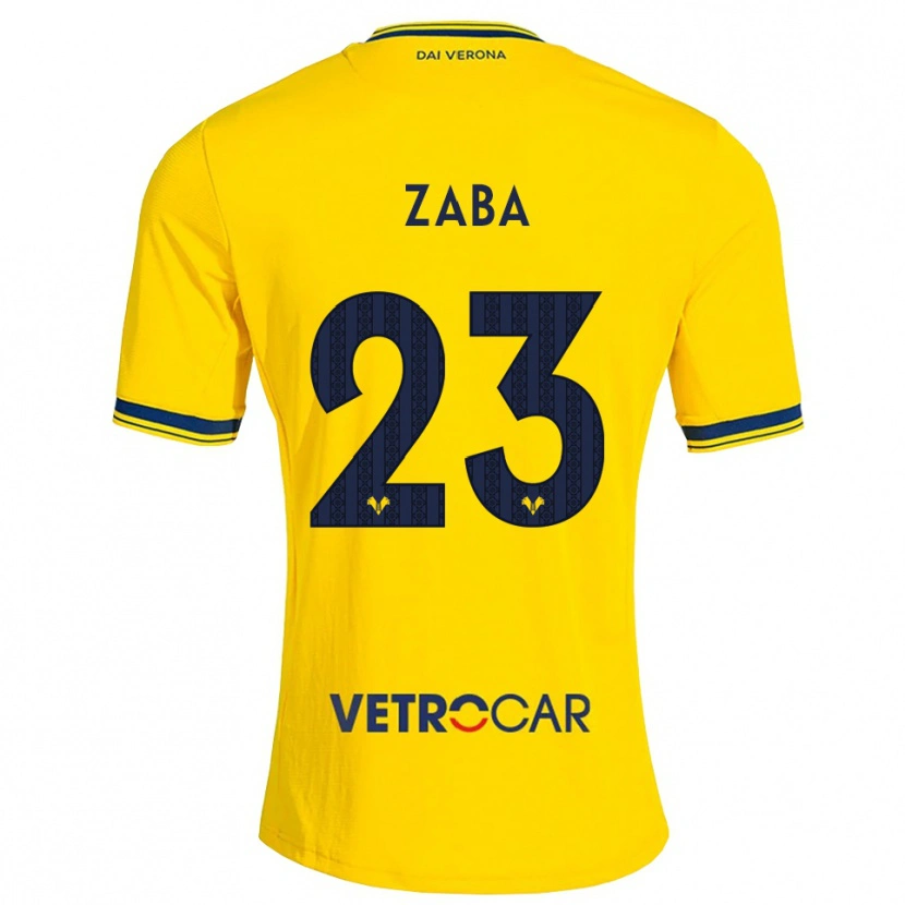Danxen Herren Nelson Zaba #23 Gelb Rot Auswärtstrikot Trikot 2026/27 T-Shirt Österreich