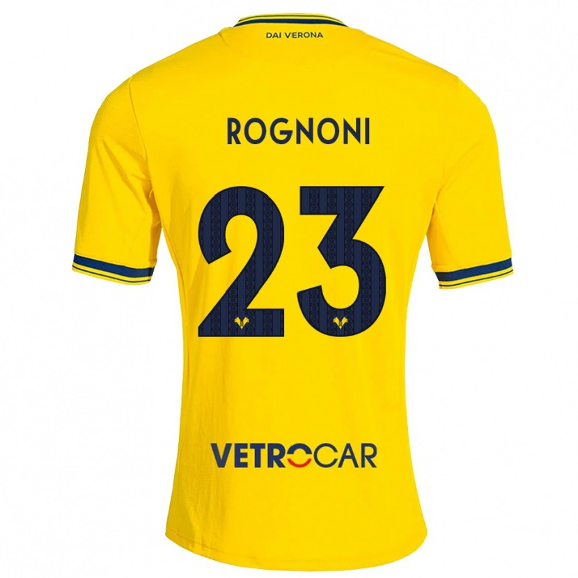 Danxen Herren Alessia Rognoni #23 Gelb Rot Auswärtstrikot Trikot 2026/27 T-Shirt Österreich