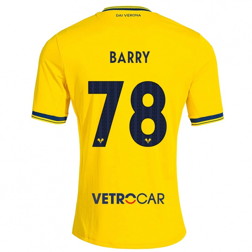 Danxen Herren Oumar Barry #78 Gelb Rot Auswärtstrikot Trikot 2026/27 T-Shirt Österreich