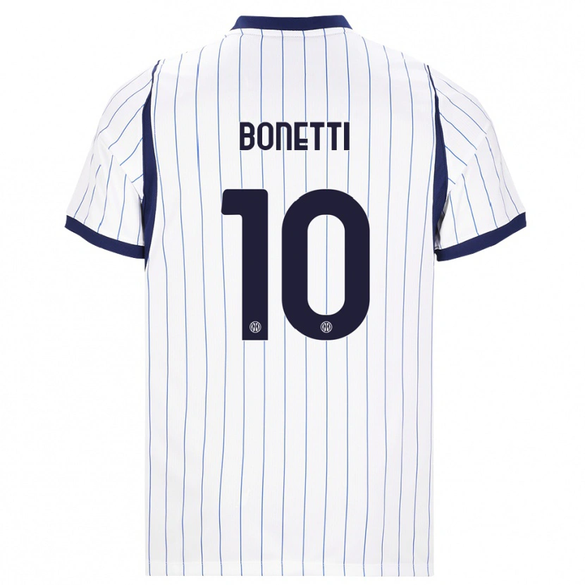 Danxen Herren Tatiana Bonetti #10 Weiß Dunkelblau Auswärtstrikot Trikot 2026/27 T-Shirt Österreich