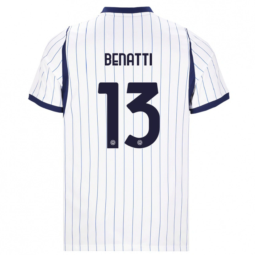 Danxen Herren Tommaso Benatti #13 Weiß Dunkelblau Auswärtstrikot Trikot 2026/27 T-Shirt Österreich