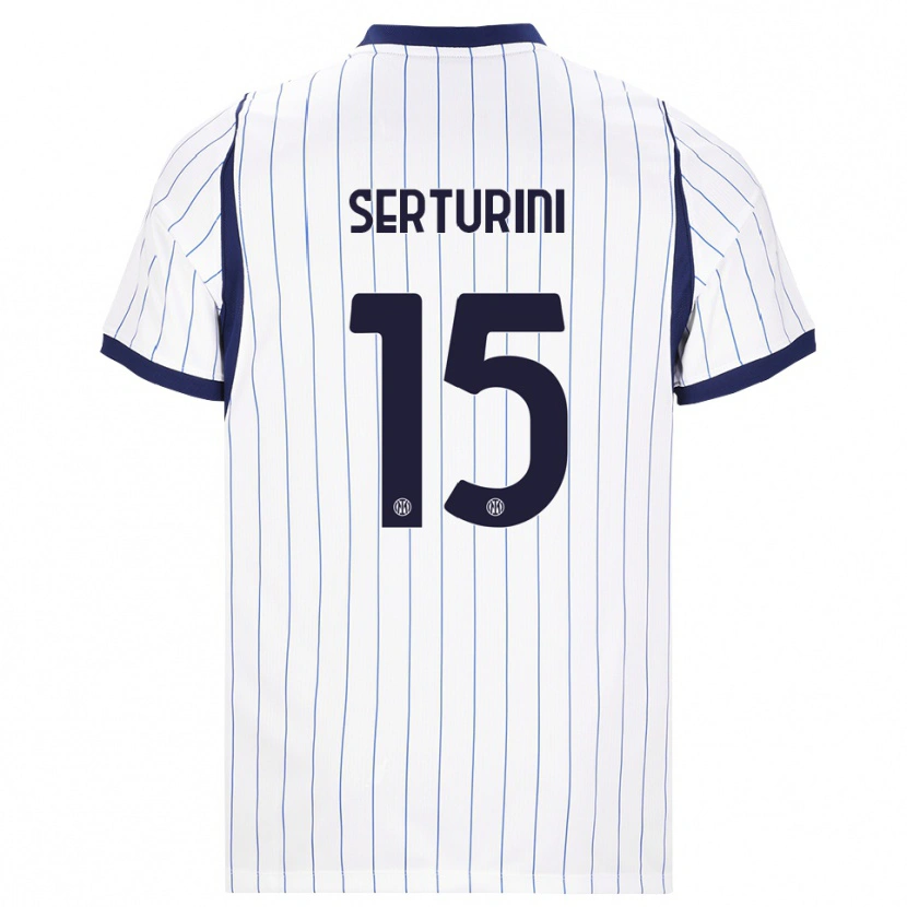 Danxen Herren Annamaria Serturini #15 Weiß Dunkelblau Auswärtstrikot Trikot 2026/27 T-Shirt Österreich