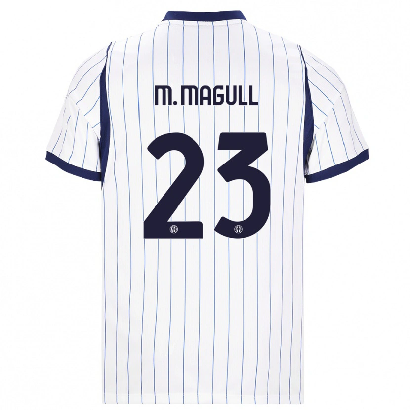 Danxen Herren Lina Maria Magull #23 Weiß Dunkelblau Auswärtstrikot Trikot 2026/27 T-Shirt Österreich
