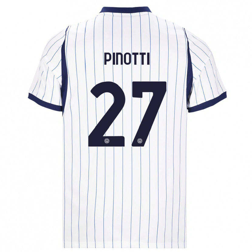 Danxen Herren Manuel Pinotti #27 Weiß Dunkelblau Auswärtstrikot Trikot 2026/27 T-Shirt Österreich