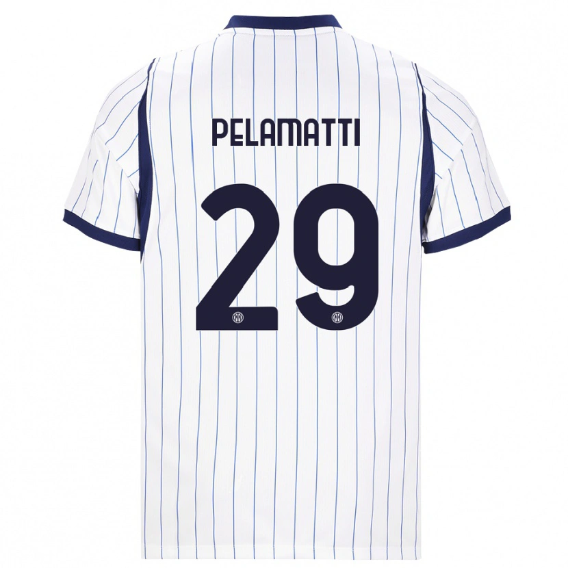 Danxen Herren Andrea Pelamatti #29 Weiß Dunkelblau Auswärtstrikot Trikot 2026/27 T-Shirt Österreich