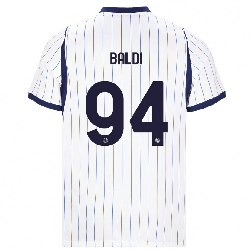 Danxen Herren Rachele Baldi #94 Weiß Dunkelblau Auswärtstrikot Trikot 2026/27 T-Shirt Österreich