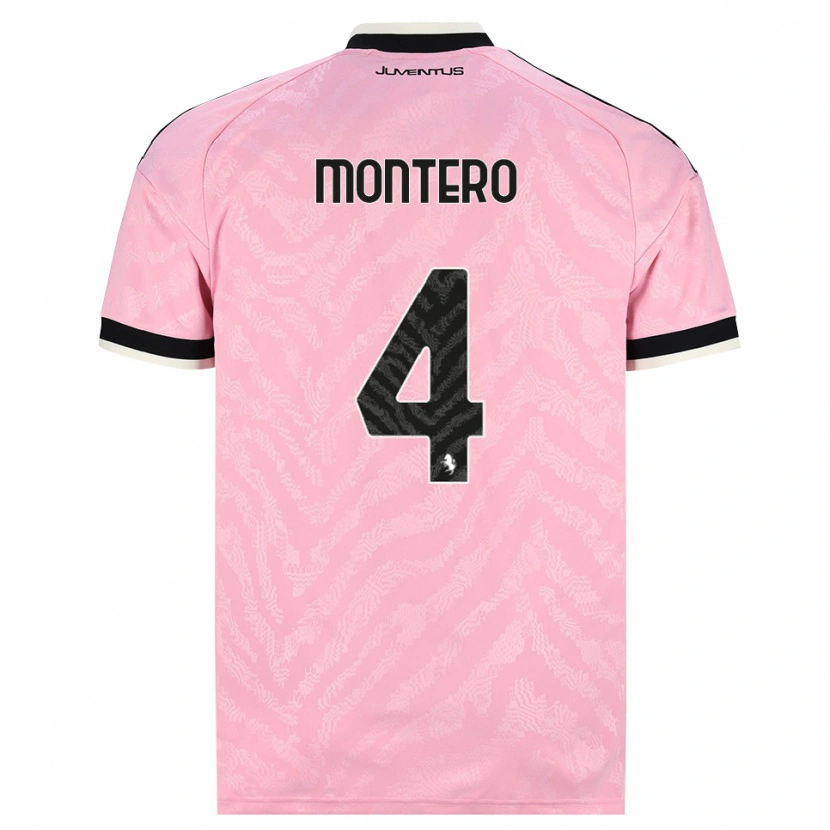 Danxen Herren Alfonso Montero #4 Pink Schwarz Auswärtstrikot Trikot 2026/27 T-Shirt Österreich