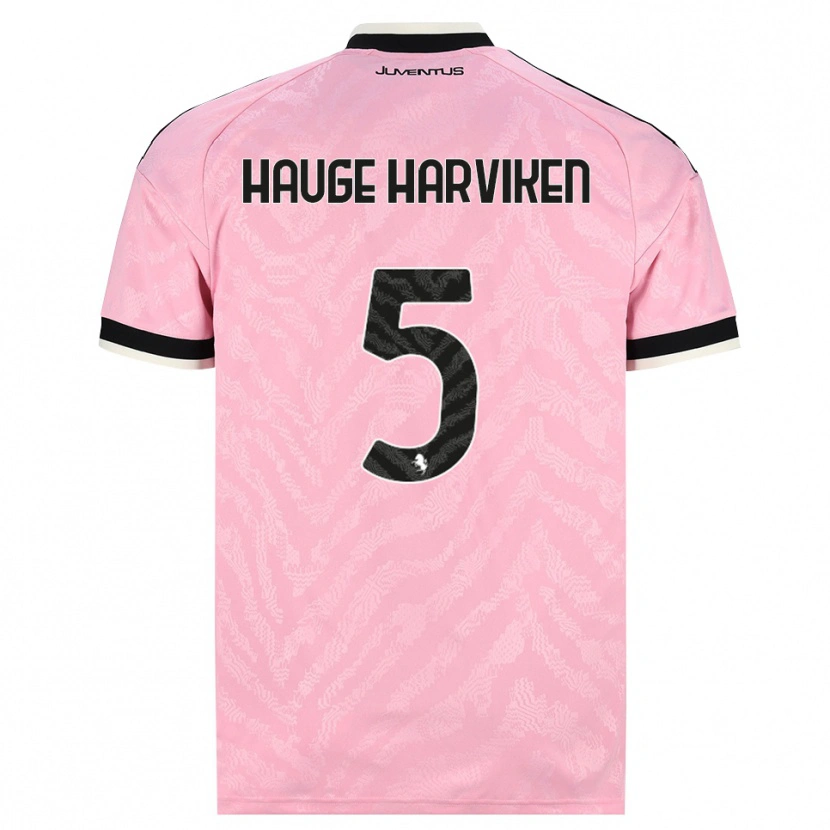 Danxen Herren Mathilde Hauge Harviken #5 Pink Schwarz Auswärtstrikot Trikot 2026/27 T-Shirt Österreich
