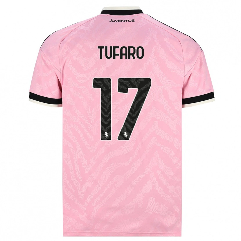 Danxen Herren Gabriele Tufaro #17 Pink Schwarz Auswärtstrikot Trikot 2026/27 T-Shirt Österreich