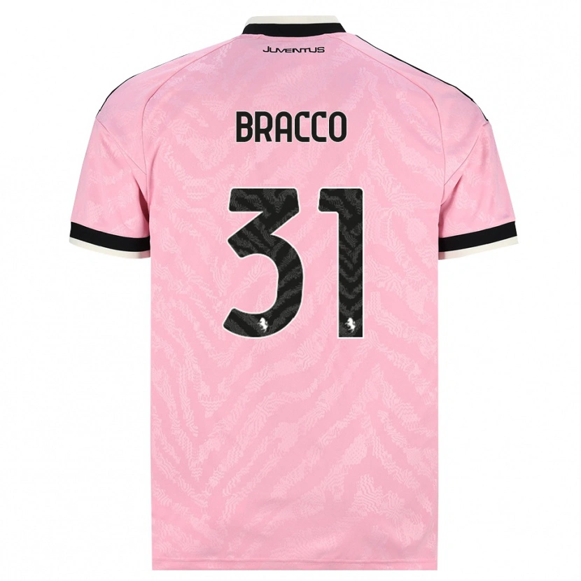Danxen Herren Luca Bracco #31 Pink Schwarz Auswärtstrikot Trikot 2026/27 T-Shirt Österreich