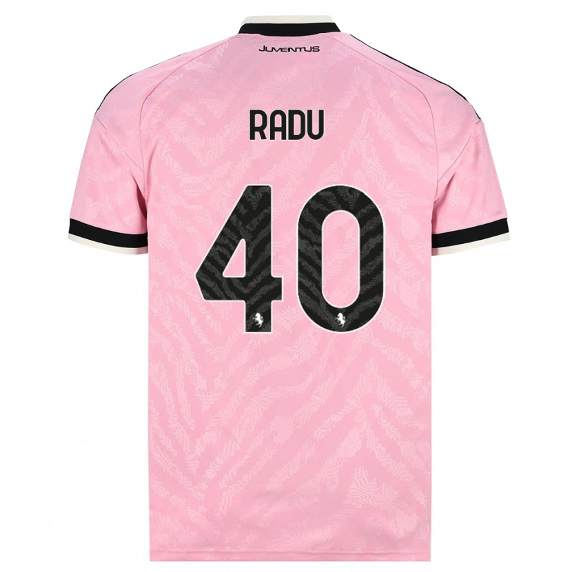 Danxen Herren Riccardo Radu #40 Pink Schwarz Auswärtstrikot Trikot 2026/27 T-Shirt Österreich