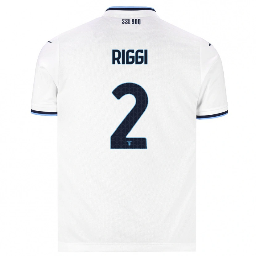 Danxen Herren Emanuele Riggi #2 Weiß Dunkelblau Auswärtstrikot Trikot 2026/27 T-Shirt Österreich