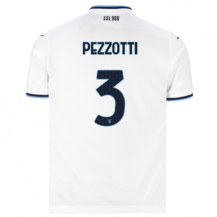 Danxen Herren Arianna Pezzotti #3 Weiß Dunkelblau Auswärtstrikot Trikot 2026/27 T-Shirt Österreich