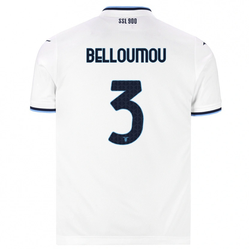 Danxen Herren Inès Belloumou #3 Weiß Dunkelblau Auswärtstrikot Trikot 2026/27 T-Shirt Österreich