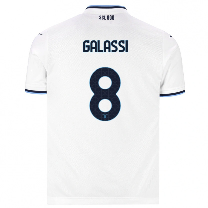 Danxen Herren Bruno Galassi #8 Weiß Dunkelblau Auswärtstrikot Trikot 2026/27 T-Shirt Österreich