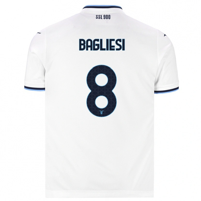 Danxen Herren Thomas Bagliesi #8 Weiß Dunkelblau Auswärtstrikot Trikot 2026/27 T-Shirt Österreich