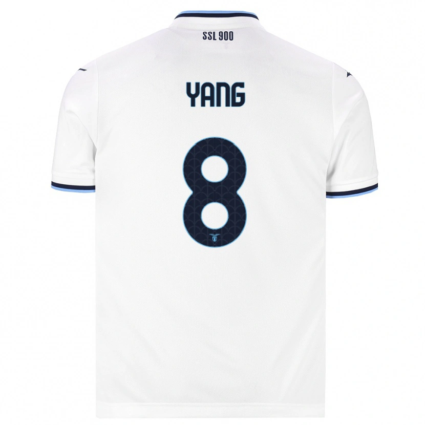 Danxen Herren Lina Yang #8 Weiß Dunkelblau Auswärtstrikot Trikot 2026/27 T-Shirt Österreich