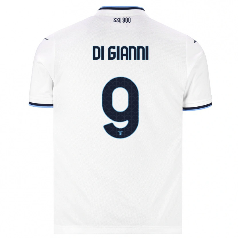 Danxen Herren Vincenzo Di Gianni #9 Weiß Dunkelblau Auswärtstrikot Trikot 2026/27 T-Shirt Österreich