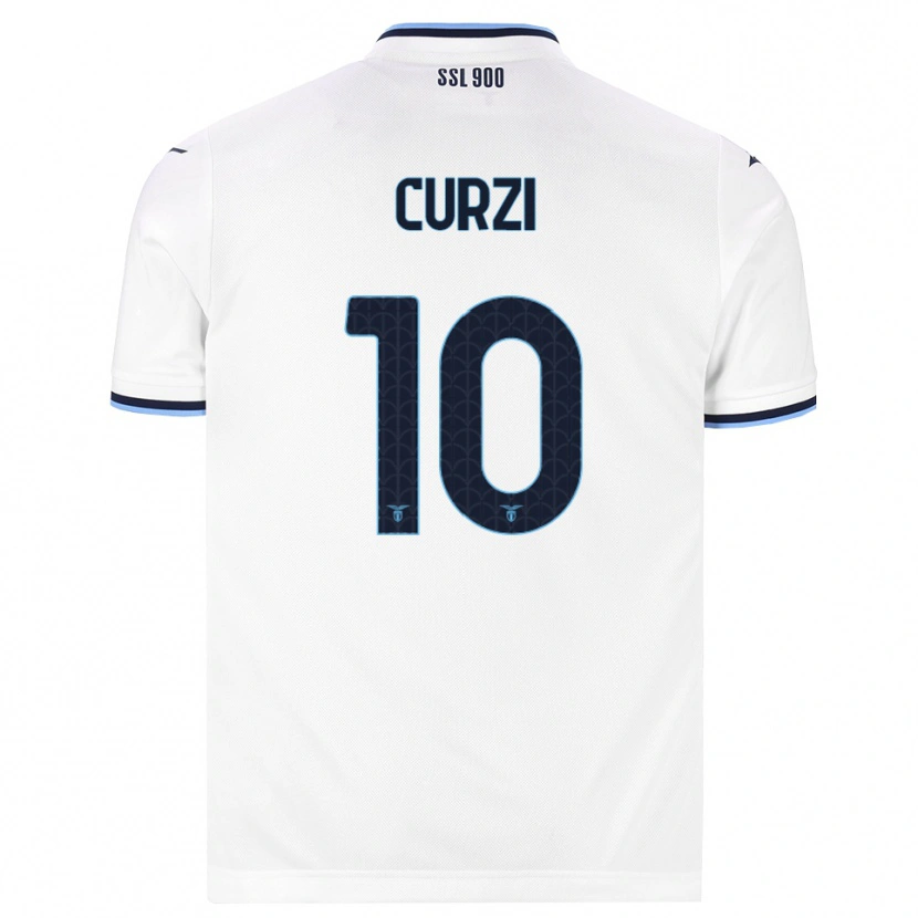 Danxen Herren Simone Curzi #10 Weiß Dunkelblau Auswärtstrikot Trikot 2026/27 T-Shirt Österreich
