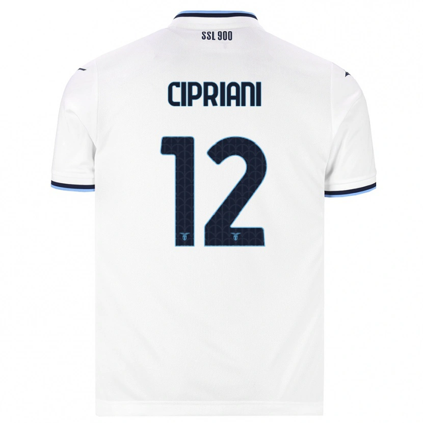 Danxen Herren Alessio Cipriani #12 Weiß Dunkelblau Auswärtstrikot Trikot 2026/27 T-Shirt Österreich
