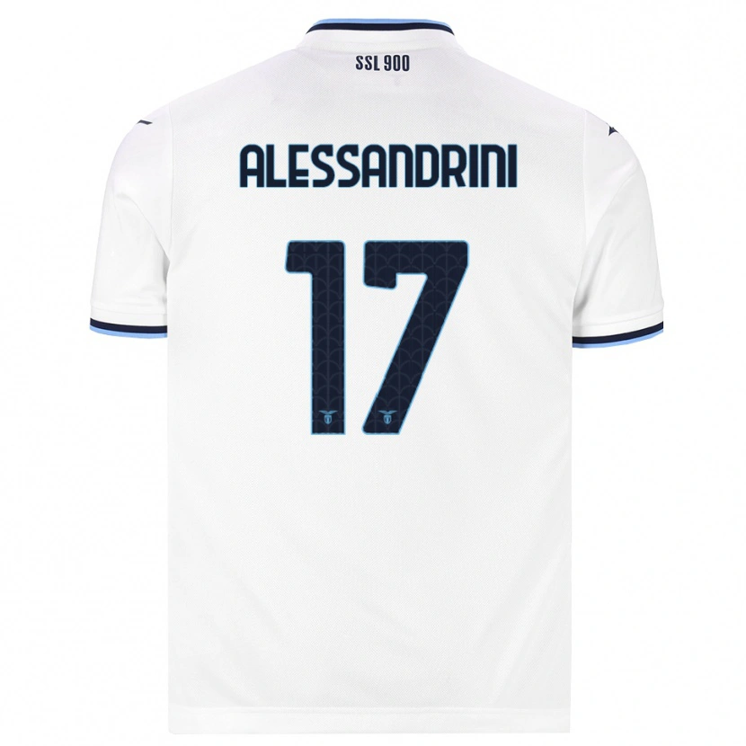 Danxen Herren Fabrizio Alessandrini #17 Weiß Dunkelblau Auswärtstrikot Trikot 2026/27 T-Shirt Österreich