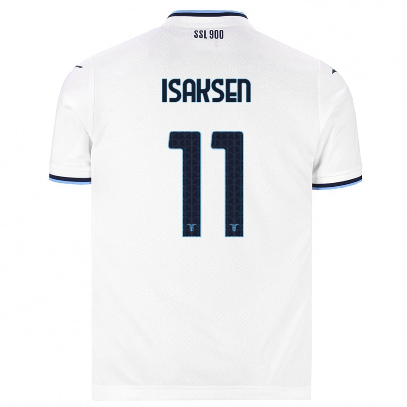 Danxen Herren Gustav Isaksen #11 Weiß Dunkelblau Auswärtstrikot Trikot 2026/27 T-Shirt Österreich