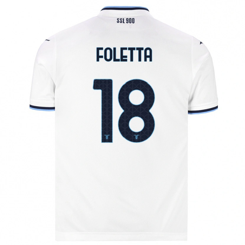 Danxen Herren Isabella Foletta #18 Weiß Dunkelblau Auswärtstrikot Trikot 2026/27 T-Shirt Österreich