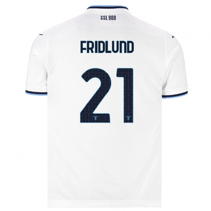 Danxen Herren Johanne Fridlund #21 Weiß Dunkelblau Auswärtstrikot Trikot 2026/27 T-Shirt Österreich