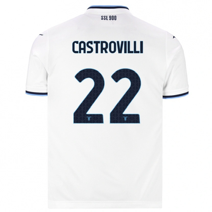 Danxen Herren Gaetano Castrovilli #22 Weiß Dunkelblau Auswärtstrikot Trikot 2026/27 T-Shirt Österreich