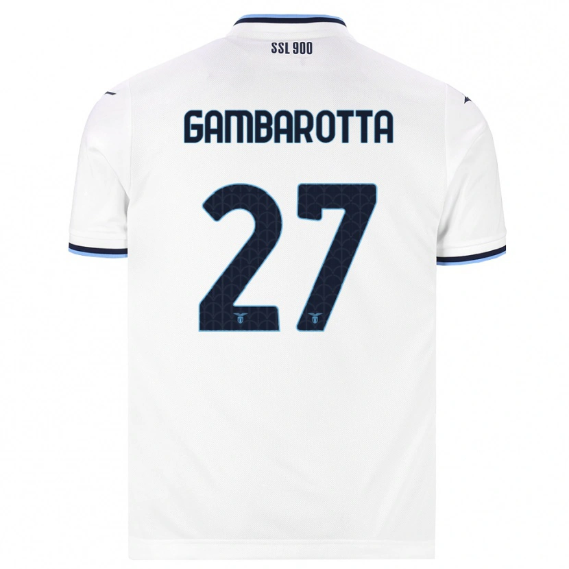 Danxen Herren Margot Gambarotta #27 Weiß Dunkelblau Auswärtstrikot Trikot 2026/27 T-Shirt Österreich