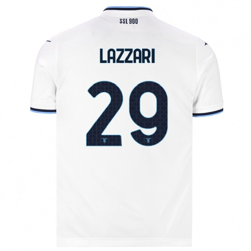 Danxen Herren Manuel Lazzari #29 Weiß Dunkelblau Auswärtstrikot Trikot 2026/27 T-Shirt Österreich