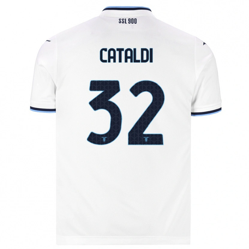 Danxen Herren Danilo Cataldi #32 Weiß Dunkelblau Auswärtstrikot Trikot 2026/27 T-Shirt Österreich