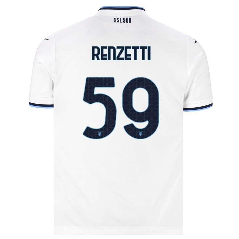 Danxen Herren Davide Renzetti #59 Weiß Dunkelblau Auswärtstrikot Trikot 2026/27 T-Shirt Österreich